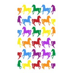 Colorful Horse Background Wallpaper Memory Card Reader (Rectangular)