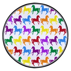 Colorful Horse Background Wallpaper Wireless Fast Charger(Black)