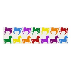Colorful Horse Background Wallpaper Banner and Sign 4  x 1 