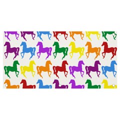 Colorful Horse Background Wallpaper Banner and Sign 4  x 2 