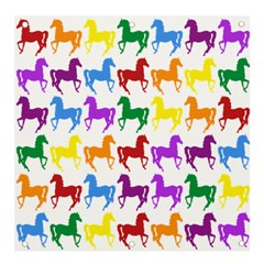 Colorful Horse Background Wallpaper Banner and Sign 4  x 4 