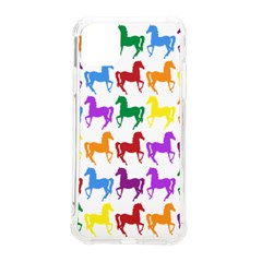 Colorful Horse Background Wallpaper iPhone 11 Pro Max 6.5 Inch TPU UV Print Case