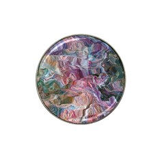 Blended Waves Hat Clip Ball Marker (10 Pack) by kaleidomarblingart