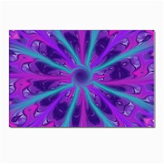 Wallpaper Tie Dye Pattern Postcard 4 x 6  (pkg Of 10)