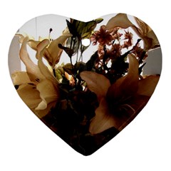 Lilies-1-1 Ornament (heart) by bestdesignintheworld