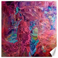 Blend 10-11 Liquify I Vibrance Canvas 12  X 12  by kaleidomarblingart