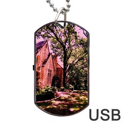 Hot Day In  Dallas-6 Dog Tag USB Flash (One Side)