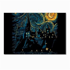 Castle Starry Night Van Gogh Parody Postcards 5  x 7  (Pkg of 10)