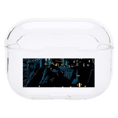 Castle Starry Night Van Gogh Parody Hard Pc Airpods Pro Case by Sarkoni