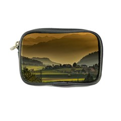 Mountains Village Trees Hills Coin Purse