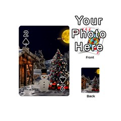 Christmas Landscape Playing Cards 54 Designs (mini) by Sarkoni