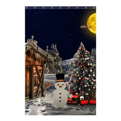 Christmas Landscape Shower Curtain 48  X 72  (small) 