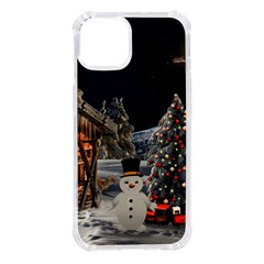 Christmas Landscape Iphone 14 Tpu Uv Print Case by Sarkoni