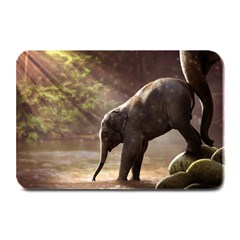 Baby Elephant Watering Hole Plate Mats