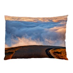 Landscape Sky Clouds Mountain Road Pillow Case