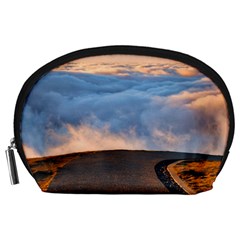 Landscape Sky Clouds Mountain Road Accessory Pouch (large)