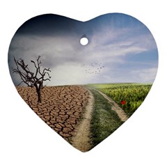 Climate Landscape Ornament (heart) by Sarkoni