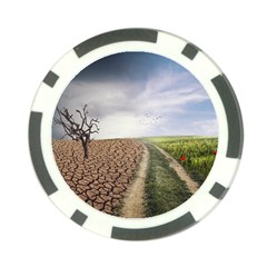 Climate Landscape Poker Chip Card Guard