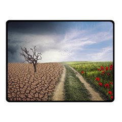 Climate Landscape Two Sides Fleece Blanket (small)