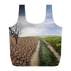 Climate Landscape Full Print Recycle Bag (l)