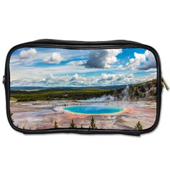 Mountains Trail Forest Yellowstone Toiletries Bag (one Side)