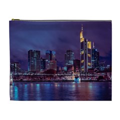 Frankfurt City Skyline Skyscraper Cosmetic Bag (xl)