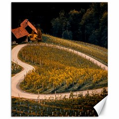 Vineyard Agriculture Farm Autumn Canvas 8  X 10 