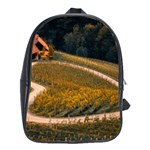 Vineyard Agriculture Farm Autumn School Bag (Large) Front