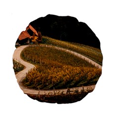 Vineyard Agriculture Farm Autumn Standard 15  Premium Round Cushions