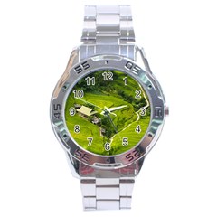 Apartment Curve Path Step Stainless Steel Analogue Watch