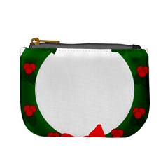 Holiday Wreath Mini Coin Purse by Amaryn4rt