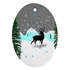 Rocky Mountain High Colorado Ornament (oval) by Amaryn4rt