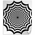 Spider Web Hypnotic Canvas 8  x 10  8.15 x9.66  Canvas - 1