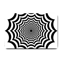 Spider Web Hypnotic Small Doormat by Amaryn4rt