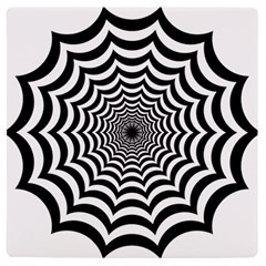 Spider Web Hypnotic Uv Print Square Tile Coaster  by Amaryn4rt