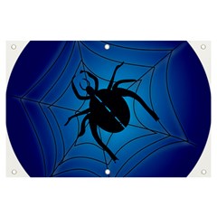 Spider On Web Banner And Sign 6  X 4  by Amaryn4rt