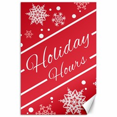 Winter Holiday Hours Canvas 24  X 36  by Amaryn4rt