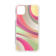 Abstract Colorful Background Wavy Iphone 11 Tpu Uv Print Case by Amaryn4rt