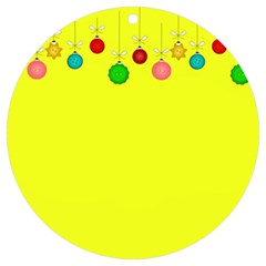 Christmas,bowls,garland,decoration Uv Print Acrylic Ornament Round