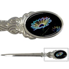 Flower Pattern Design Abstract Background Letter Opener by Amaryn4rt