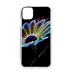 Flower Pattern Design Abstract Background Iphone 11 Tpu Uv Print Case by Amaryn4rt