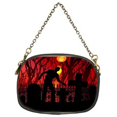 Horror Zombie Ghosts Creepy Chain Purse (Two Sides)