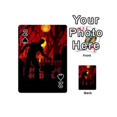 Horror Zombie Ghosts Creepy Playing Cards 54 Designs (mini) by Amaryn4rt