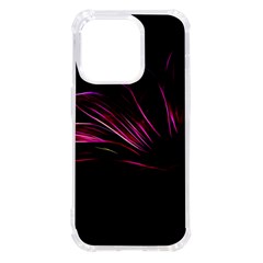 Purple Flower Pattern-design-abstract-background Iphone 14 Pro Tpu Uv Print Case by Amaryn4rt