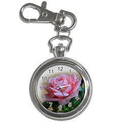 Rose Pink Flowers Pink Saturday Key Chain Watches by Amaryn4rt