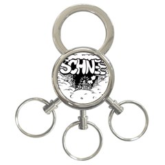 Snow Removal Winter Word 3-ring Key Chain by Amaryn4rt