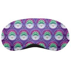 Background Floral Pattern Purple Sleep Mask