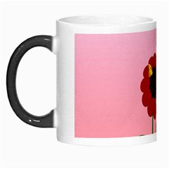 Flowers Butterflies Red Flowers Morph Mug