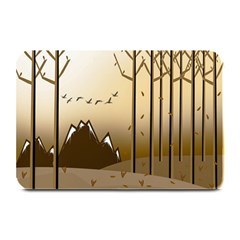 Landscape Trees Wallpaper Mountains Plate Mats