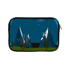 Vector Graphic Mountains Snow Wolf Apple Ipad Mini Zipper Cases